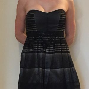 BCBG strapless LBD